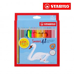 STABILO 1876M SWANS NEON &MET CPENCIL(48)   