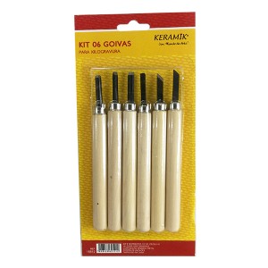 WOOD CARVING KNIFE 6PCS   