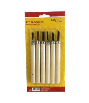 WOOD CARVING KNIFE 6PCS   