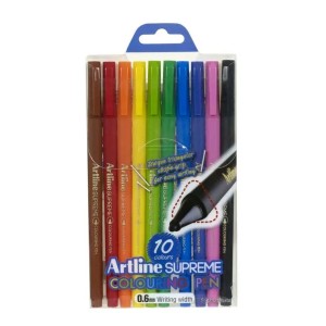 ARTLINE EPFS-210/10W SUPREME COLOUR PEN SET   