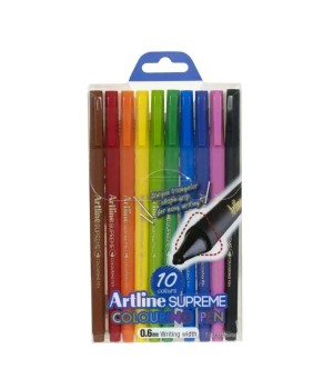ARTLINE EPFS-210/10W SUPREME COLOUR PEN SET   