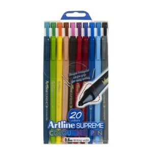 ARTLINE EPFS-210/20W SUPREME COLOUR PEN SET   