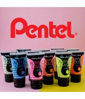 PENTEL ACRYLIC COL 28ML