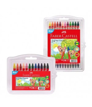 FABER CASTELL WAX CRAYONS