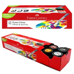 FABER CASTELL 171012 POSTER COLOUR 12C  