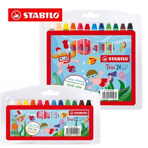 STABILO® Trio® Triangular Oil Pastel