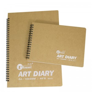 UKAMI ART DIARY RING SKETCH BOOK 