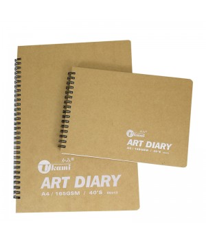 UKAMI ART DIARY RING SKETCH BOOK 