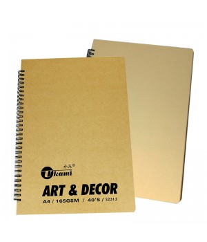 UKAMI S2313 A4 ART & DECOR RING SKETCH BOOK  