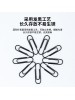 DELI 0037-B PAPER CLIPS 3# (BLACK)