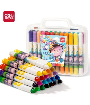 DELI 72105 TWISTABLE CRAYON 24C