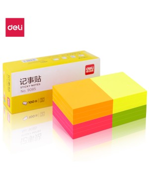DELI 9085 STICK UP 76X76MM 100S FLUO