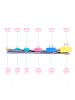 DELI COLOUR BINDER CLIPS