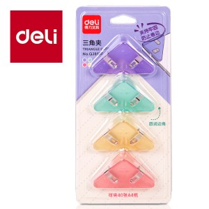 DELI QJ8530 TRIANGLE CLIPS 4S 52MM