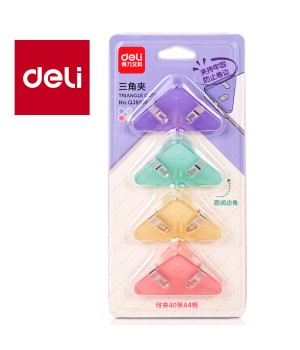 DELI QJ8530 TRIANGLE CLIPS 4S 52MM
