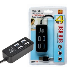 USB 4 PORTS 3.0 HUB P-1901