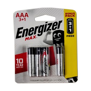 ENERGIZER E92 BP3+1 AAA BATTERY