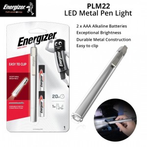 ENERGIZER PLMS22 LED METAL PEN LIGHT   