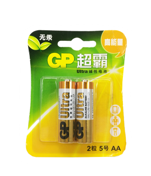 GP AA ULTRA ALKALINE BATTERY (2)  