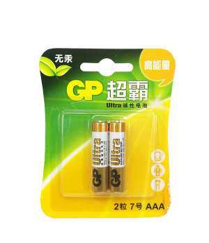 GP AAA ULTRA ALKALINE BATTERY (2)    