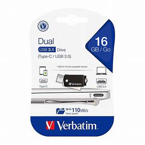 VERBATIM DUAL DRIVE 16GB