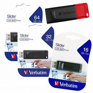 VERBATIM SLIDER DRIVE  