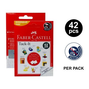 FABER CASTELL 187079 TACK IT 30GSM (42pcs)       