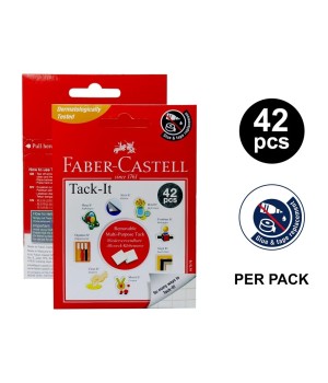 FABER CASTELL 187079 TACK IT 30GSM (42pcs)       