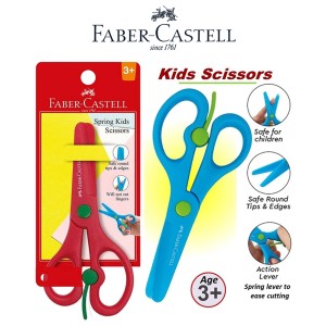 FABER CASTELL 181571 SCISSORS SPRING KIDS  