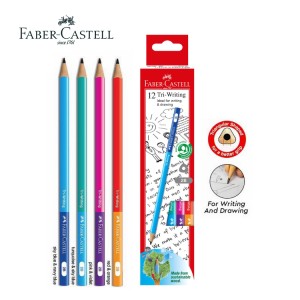 FABER CASTELL 311808 TRI WRITING 2B PENCILS