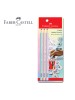 FABER CASTELL 311810 JUMBO PENCIL PASTEL 3S+SHARPENER