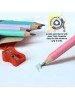 FABER CASTELL 311810 JUMBO PENCIL PASTEL 3S+SHARPENER