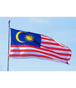 MALAYSIA FLAG (NYLON POLYESTER)