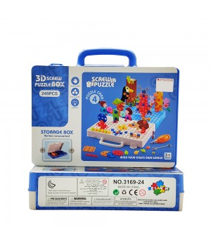 3D SCREW PUZZLE BOX 249pcs 3169-24 