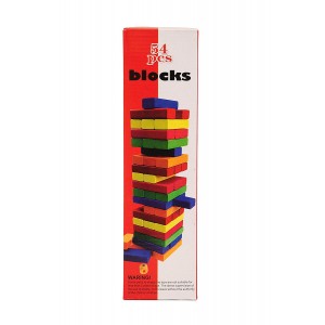 WOODEN BLOCKS 54PCS    