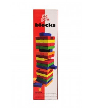 WOODEN BLOCKS 54PCS    