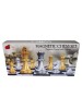 CHESS SET 2212A FOLDING MAG. (GD/SL) 