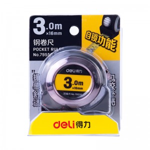 DELI MEASURING TAPE SELF-LOCKING