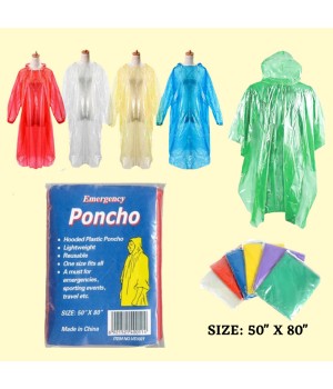 PONCHO DISPOSAL RAINCOAT 1031 