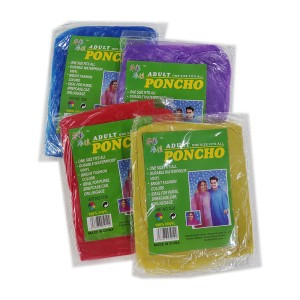 PONCHO DISPOSAL RAINCOAT 1538