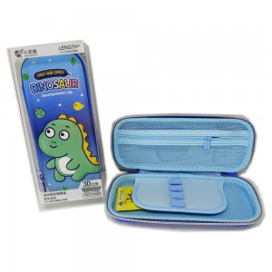 38127-F 3D ZIPPER PENCIL CASE~DINO  