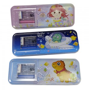 B648-27 METAL PENCIL BOX W/STA  