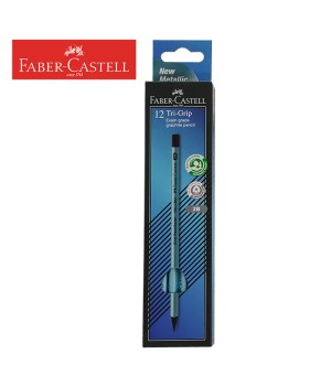 FABER CASTELL 311813 TR-GRIP 2B PENCIL MET BLUE