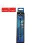 FABER CASTELL 311813 TR-GRIP 2B PENCIL MET BLUE