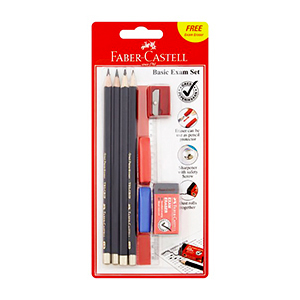 FABER CASTELL 212141 BASIC EXAM SET 2B  