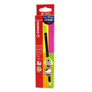 STABILO 288C12 EXAMGRADE 2B PENCIL 2.6MM COLOR   
