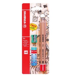 STABILO 362HBBL3P1 JUMBO PENCIL SET    