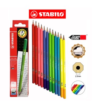 STABILO 288G12 EXAM GRADE 2B WRITING PENCIL    