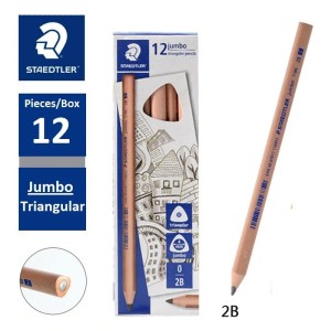STAEDTLER 119N-2B JUMBO TRIANGLE PENCIL(12)    