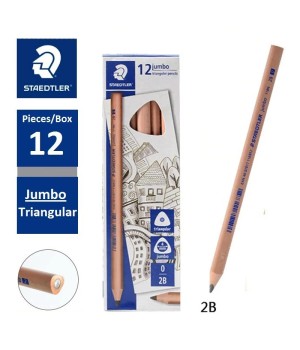 STAEDTLER 119N-2B JUMBO TRIANGLE PENCIL(12)    